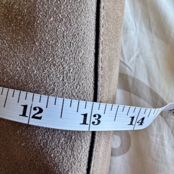 Ralph Lauren Lennox Tote in Greige Suede - Picture 16 of 16